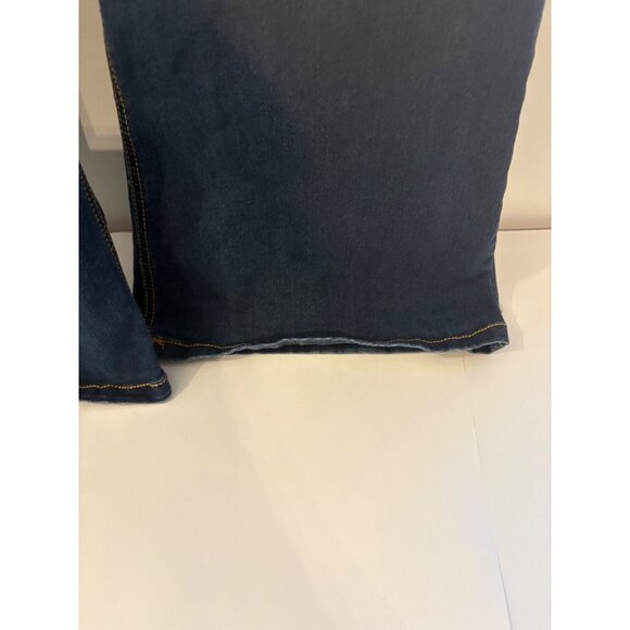 Torrid Women’s 24R Luxe Slim Boot Dark Blue Denim Wash‎ Flare Jeans - Picture 2 of 10